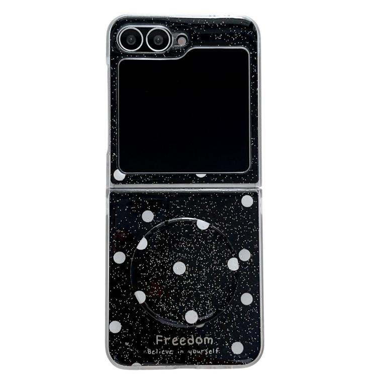 Glitter Powder Dots Pattern Phone Case with Holder