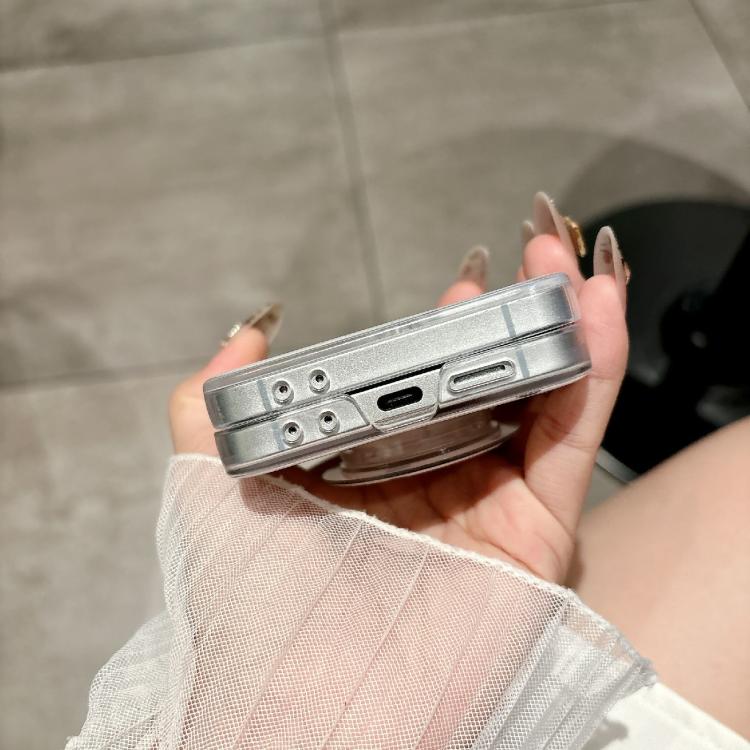 Glitter Powder Dots Pattern Phone Case with Holder