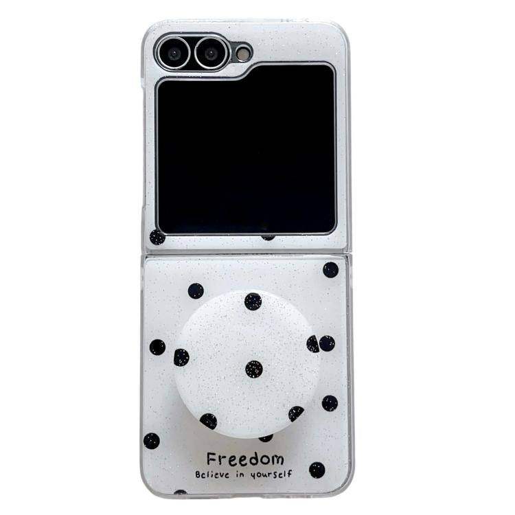 Glitter Powder Dots Pattern Phone Case with Holder