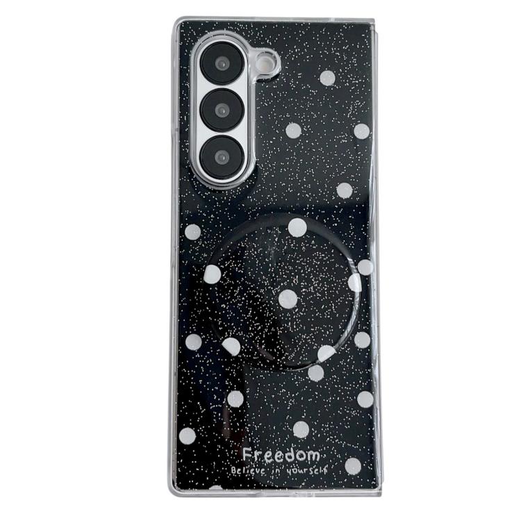 Glitter Powder Dots Pattern Phone Case with Holder