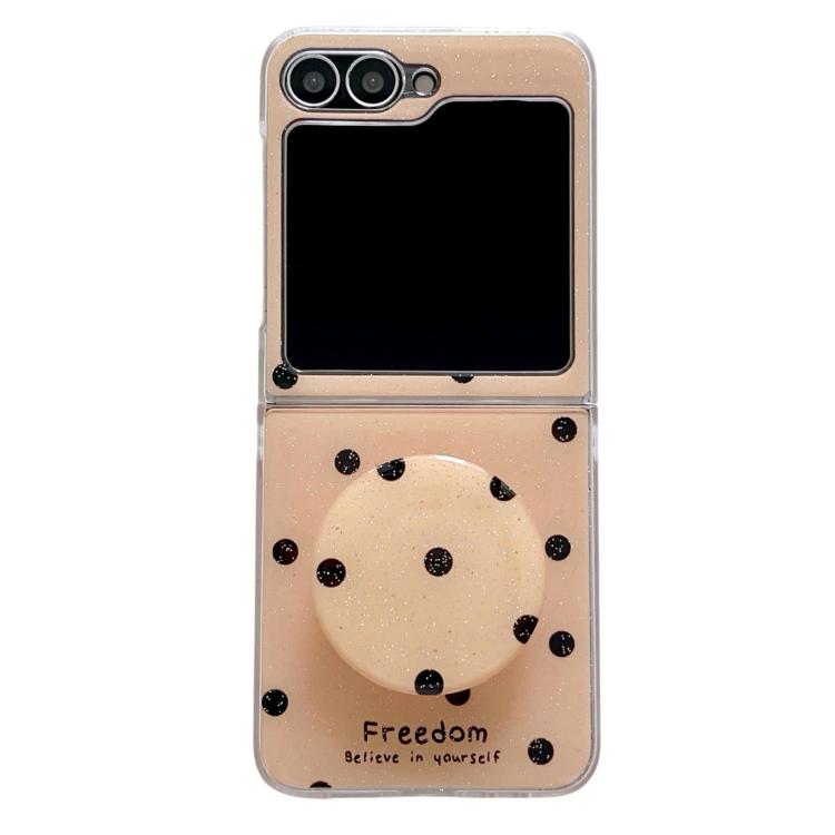 Glitter Powder Dots Pattern Phone Case with Holder
