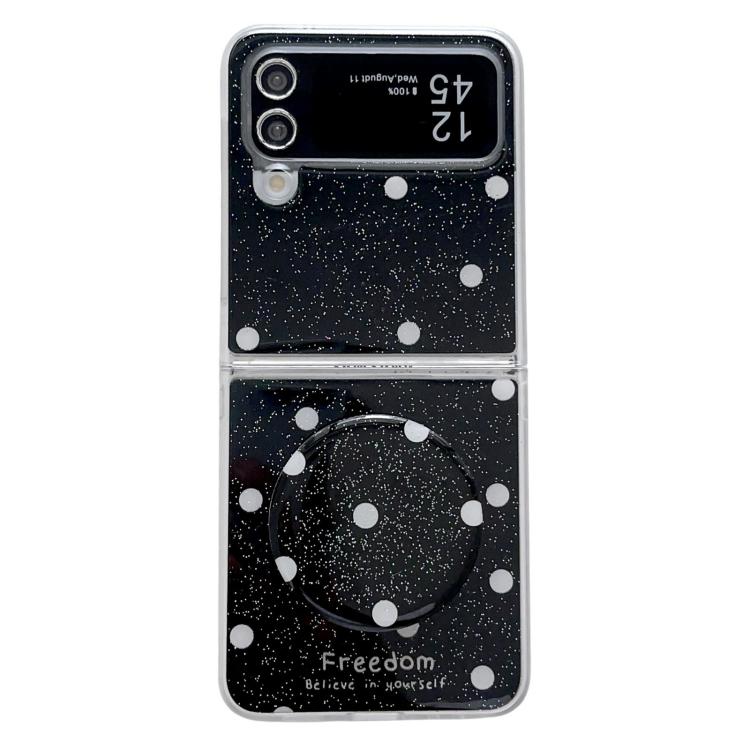 Glitter Powder Dots Pattern Phone Case with Holder