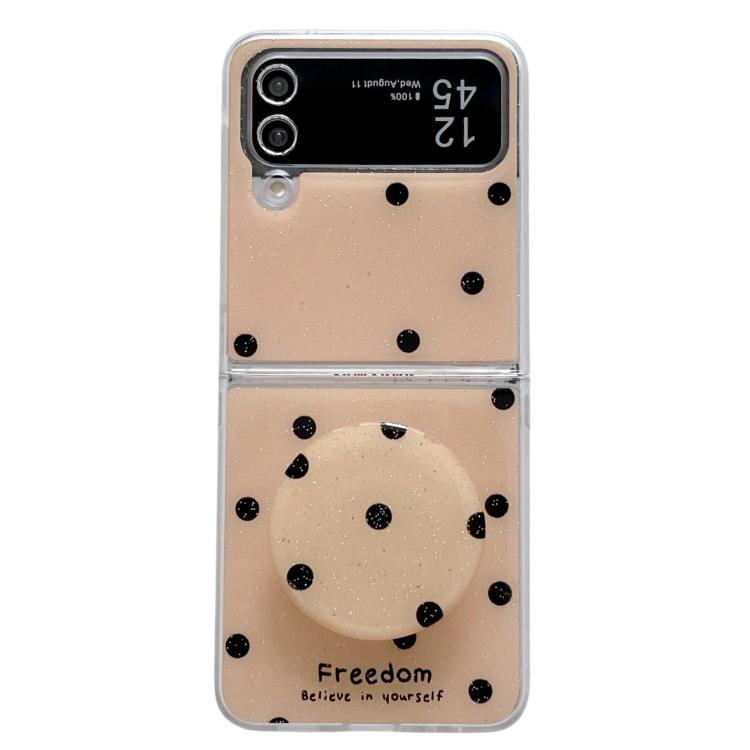 Glitter Powder Dots Pattern Phone Case with Holder