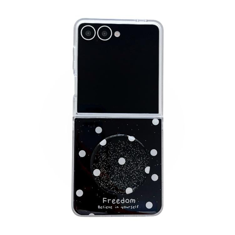 Glitter Powder Dots Pattern Phone Case with Holder