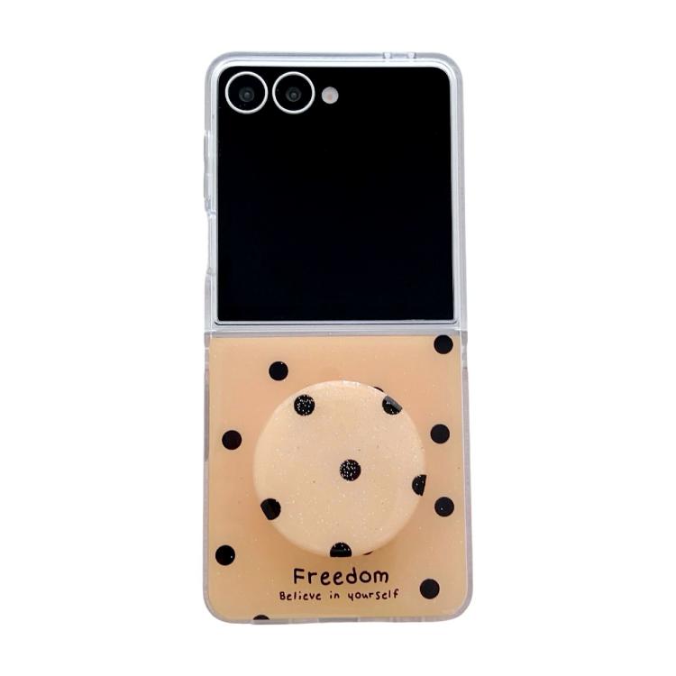 Glitter Powder Dots Pattern Phone Case with Holder