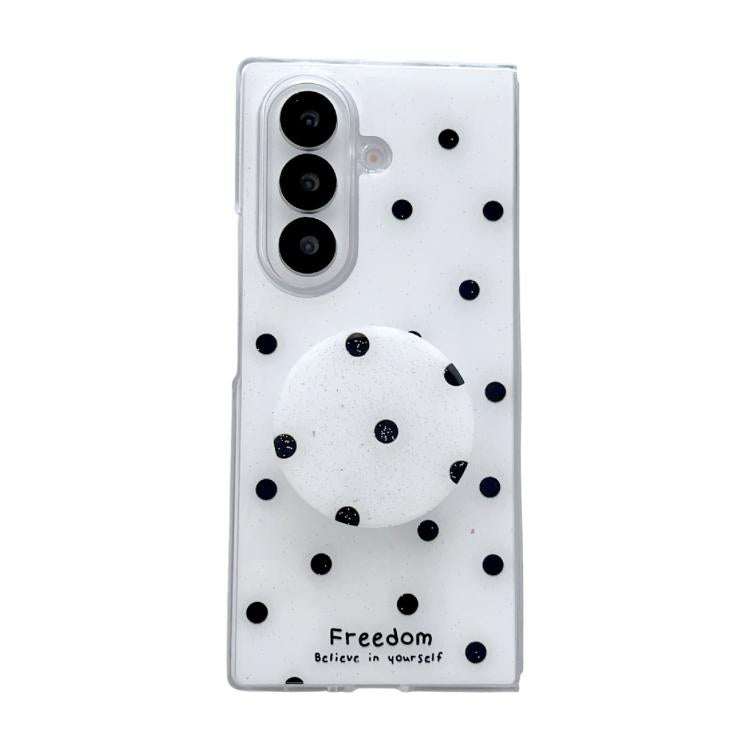 Glitter Powder Dots Pattern Phone Case with Holder