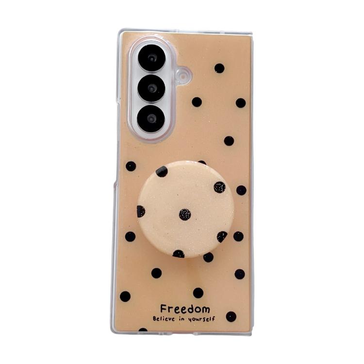 Glitter Powder Dots Pattern Phone Case with Holder