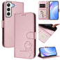 Litter Panda Embossing RFID Leather Phone Case with Lanyard, For Samsung Galaxy S22 Ultra 5G, For Samsung Galaxy S22+ 5G, For Samsung Galaxy S22 5G, For Samsung Galaxy S21 FE 5G, For Samsung Galaxy S21 5G, For Samsung Galaxy S21+ 5G                    ...