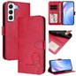 Litter Panda Embossing RFID Leather Phone Case with Lanyard, For Samsung Galaxy S22 Ultra 5G, For Samsung Galaxy S22+ 5G, For Samsung Galaxy S22 5G, For Samsung Galaxy S21 FE 5G, For Samsung Galaxy S21 5G, For Samsung Galaxy S21+ 5G                    ...