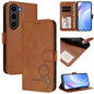 Litter Panda Embossing RFID Leather Phone Case with Lanyard, For Samsung Galaxy S25 Ultra 5G, For Samsung Galaxy S24 FE 5G, For Samsung Galaxy S24 Ultra 5G, For Samsung Galaxy S23 FE 5G, For Samsung Galaxy S23 Ultra 5G, For Samsung Galaxy S23+ 5G      ...
