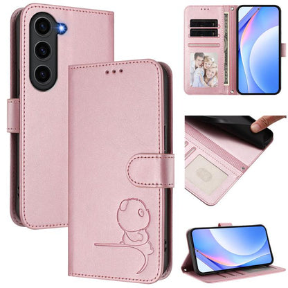 Litter Panda Embossing RFID Leather Phone Case with Lanyard, For Samsung Galaxy S25 Ultra 5G, For Samsung Galaxy S24 FE 5G, For Samsung Galaxy S24 Ultra 5G, For Samsung Galaxy S23 FE 5G, For Samsung Galaxy S23 Ultra 5G, For Samsung Galaxy S23+ 5G      ...