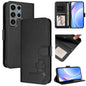 Litter Panda Embossing RFID Leather Phone Case with Lanyard, For Samsung Galaxy S25 Ultra 5G, For Samsung Galaxy S24 FE 5G, For Samsung Galaxy S24 Ultra 5G, For Samsung Galaxy S23 FE 5G, For Samsung Galaxy S23 Ultra 5G, For Samsung Galaxy S23+ 5G      ...