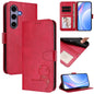 Litter Panda Embossing RFID Leather Phone Case with Lanyard, For Galaxy S26 FE 5G, For Samsung Galaxy S26+ 5G, For Samsung Galaxy S26 Edge 5G, For Samsung Galaxy S26 Ultra 5G, For Samsung Galaxy S26 5G, For Samsung Galaxy S25 Edge 5G                   ...