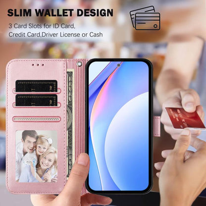 Litter Panda Embossing RFID Leather Phone Case with Lanyard, For Samsung Galaxy S25 Ultra 5G, For Samsung Galaxy S24 FE 5G, For Samsung Galaxy S24 Ultra 5G, For Samsung Galaxy S23 FE 5G, For Samsung Galaxy S23 Ultra 5G, For Samsung Galaxy S23+ 5G      ...