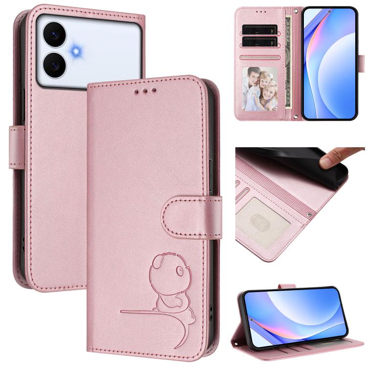 Litter Panda Embossing RFID Leather Phone Case with Lanyard, For Samsung Galaxy S26+ 5G, For Samsung Galaxy S26 Edge 5G, For Samsung Galaxy S26 Ultra 5G, For Samsung Galaxy S26 5G, For Samsung Galaxy S25 Edge 5G, For Samsung Galaxy S25 / S24 5G        ...