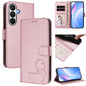 Litter Panda Embossing RFID Leather Phone Case with Lanyard, For Galaxy S26 FE 5G, For Samsung Galaxy S26+ 5G, For Samsung Galaxy S26 Edge 5G, For Samsung Galaxy S26 Ultra 5G, For Samsung Galaxy S26 5G, For Samsung Galaxy S25 Edge 5G                   ...
