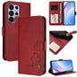 Litter Panda Embossing RFID Leather Phone Case with Lanyard, For Galaxy S26 FE 5G, For Samsung Galaxy S26+ 5G, For Samsung Galaxy S26 Edge 5G, For Samsung Galaxy S26 Ultra 5G, For Samsung Galaxy S26 5G, For Samsung Galaxy S25 Edge 5G                   ...