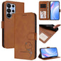 Litter Panda Embossing RFID Leather Phone Case with Lanyard, For Galaxy S26 FE 5G, For Samsung Galaxy S26+ 5G, For Samsung Galaxy S26 Edge 5G, For Samsung Galaxy S26 Ultra 5G, For Samsung Galaxy S26 5G, For Samsung Galaxy S25 Edge 5G                   ...