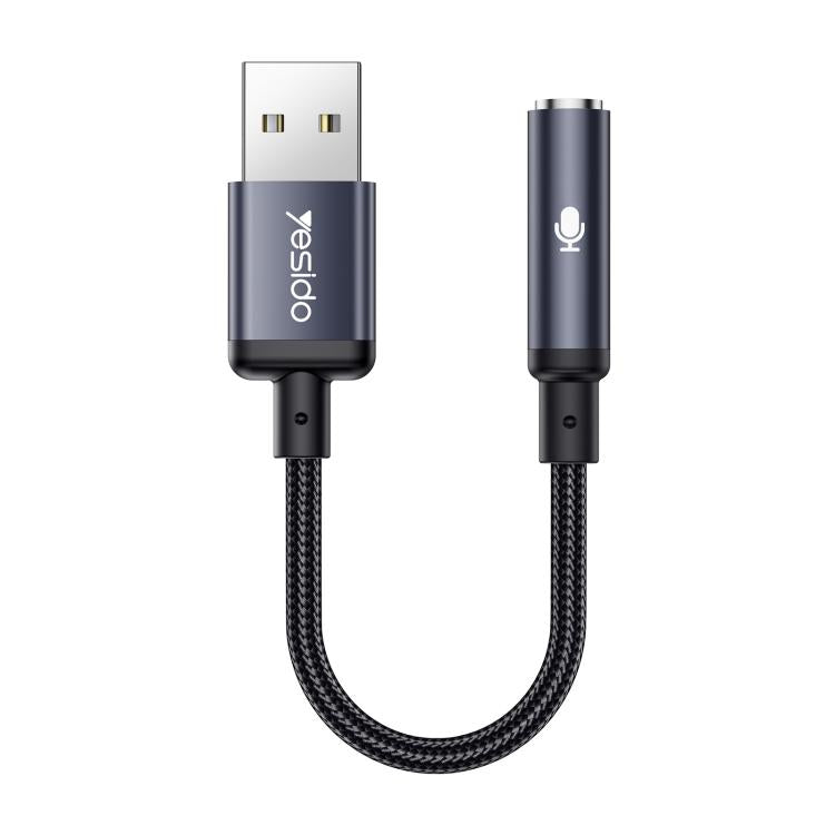 Yesido YAU46 USB to 3.5mm Aluminum Alloy Audio Adapter