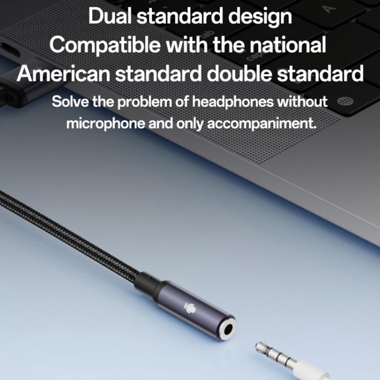 Yesido YAU46 USB to 3.5mm Aluminum Alloy Audio Adapter