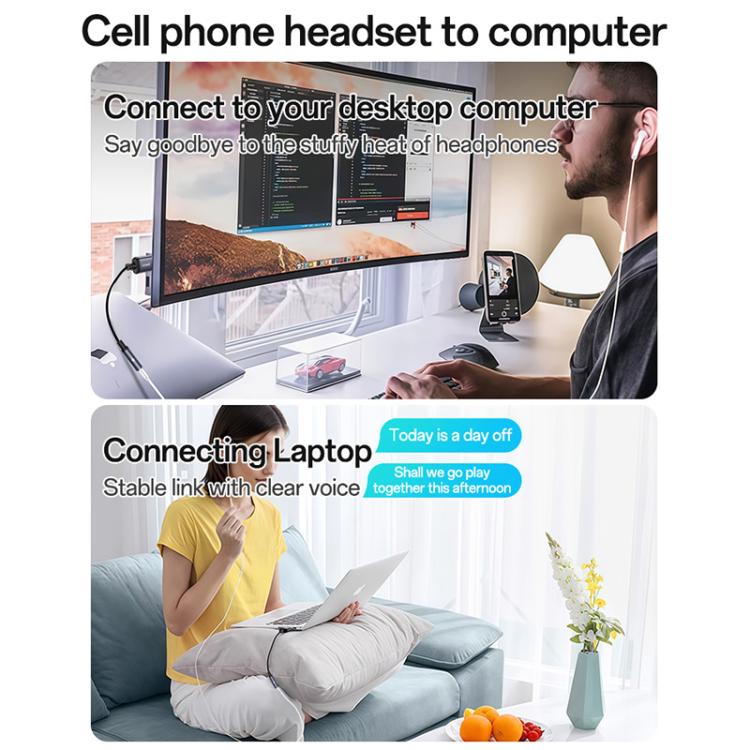 Yesido YAU46 USB to 3.5mm Aluminum Alloy Audio Adapter