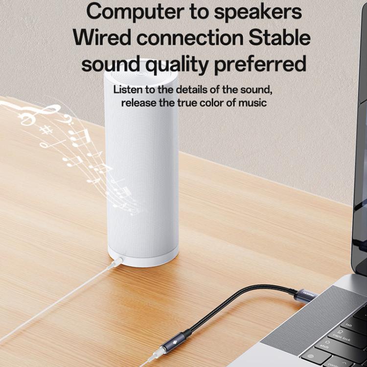 Yesido YAU46 USB to 3.5mm Aluminum Alloy Audio Adapter