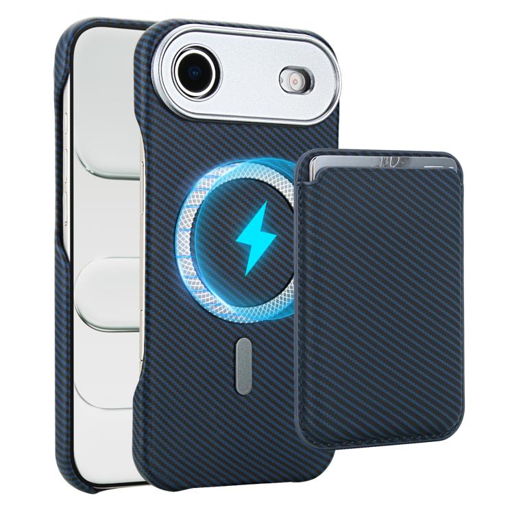 Carbon Fiber MagSafe Magnetic Card Holder Phone Case
