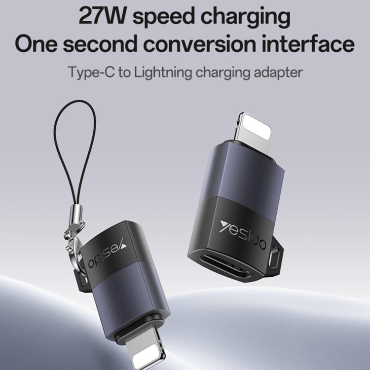 Yesido GS27 Type-C Female to 8 Pin Male Charging Adapter