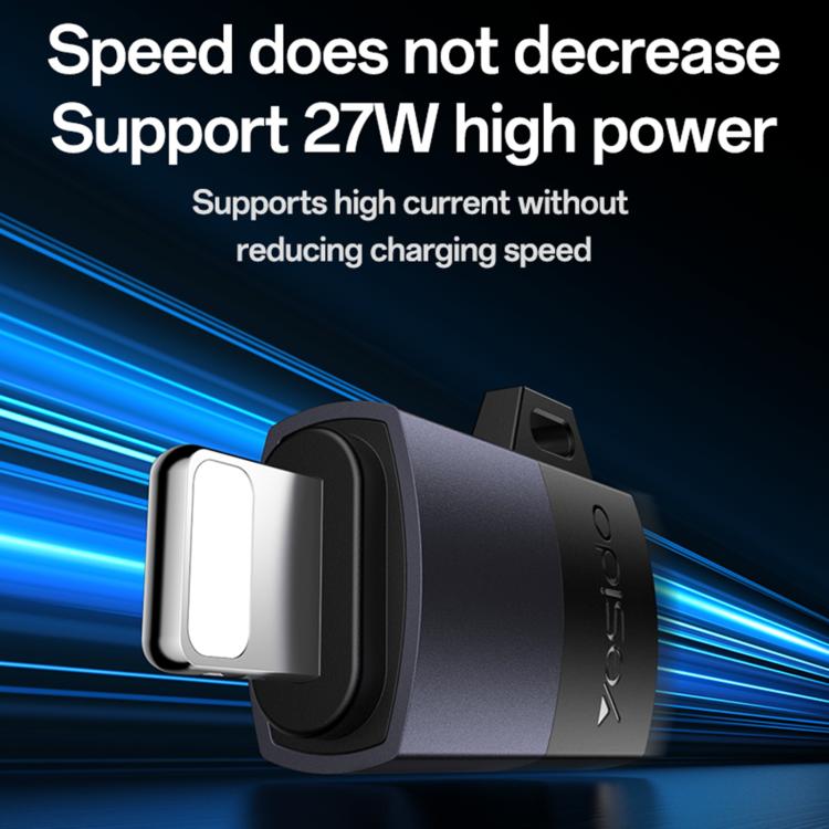 Yesido GS27 Type-C Female to 8 Pin Male Charging Adapter