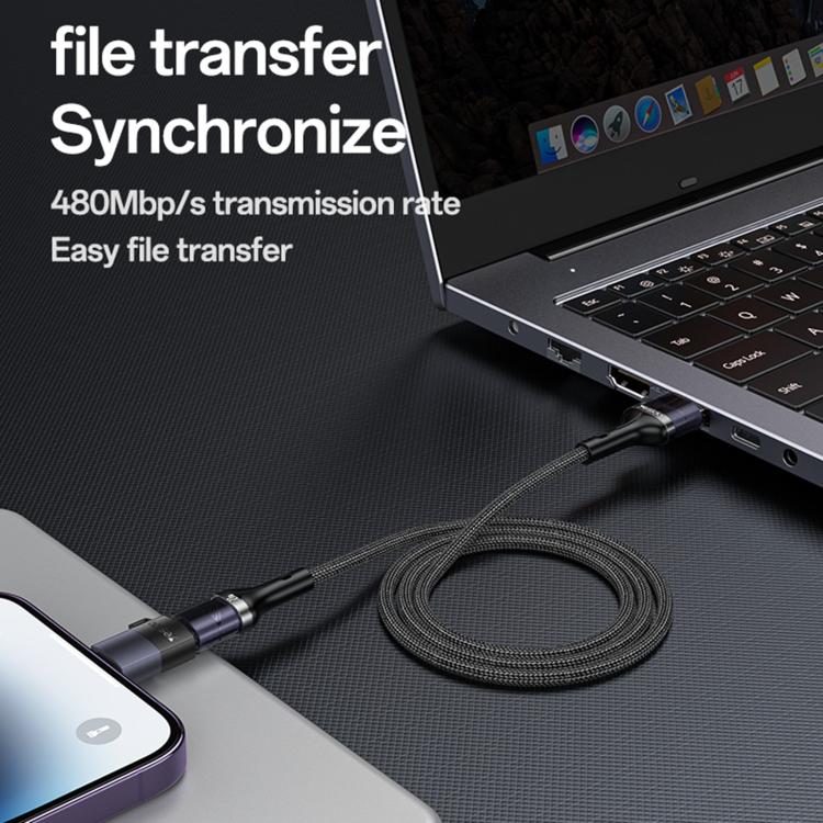 Yesido GS27 Type-C Female to 8 Pin Male Charging Adapter