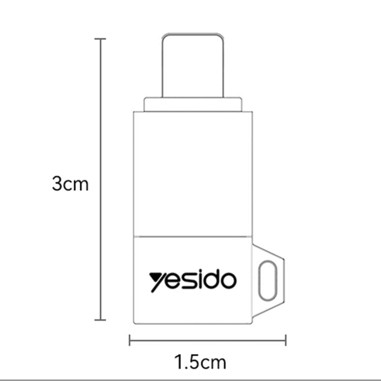 Yesido GS28 8 Pin Female to Type-C Male 60W Charging Adapter