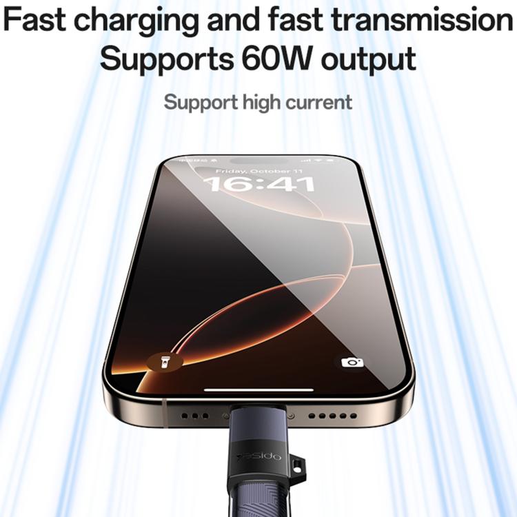 Yesido GS28 8 Pin Female to Type-C Male 60W Charging Adapter