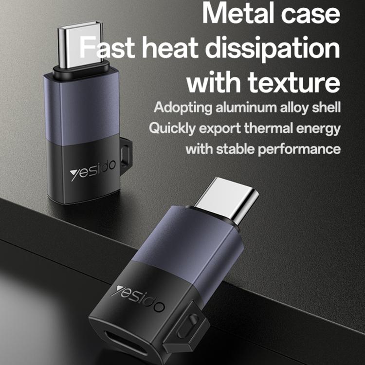 Yesido GS28 8 Pin Female to Type-C Male 60W Charging Adapter