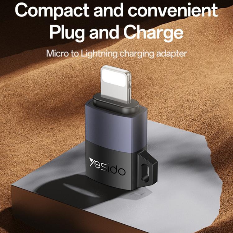 Yesido GS30 Micro USB Female to 8 Pin Male 12W Charging Adapter