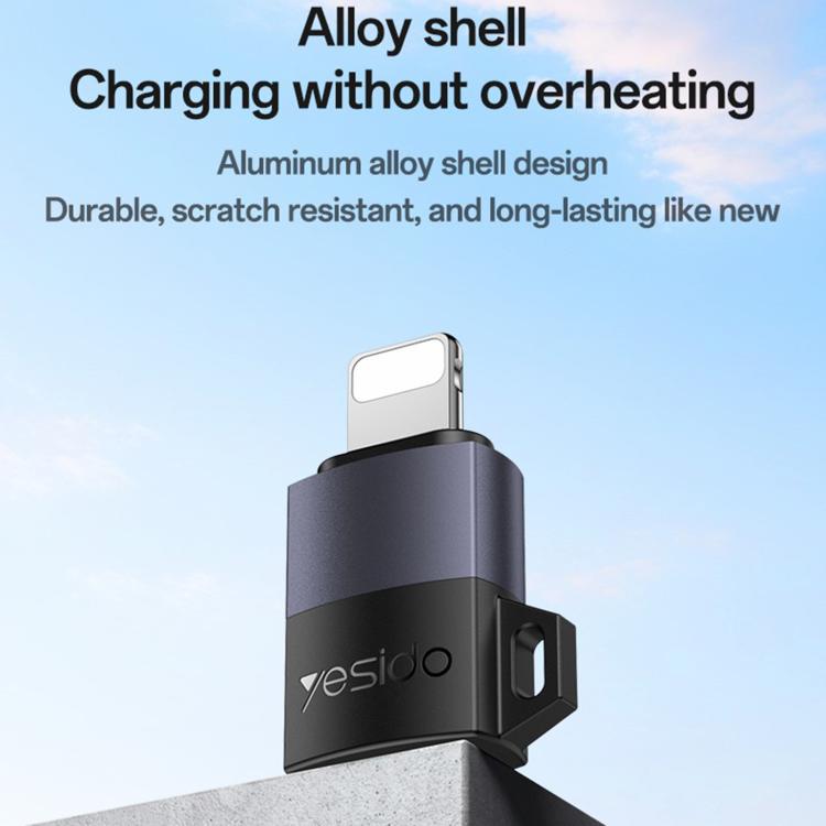 Yesido GS30 Micro USB Female to 8 Pin Male 12W Charging Adapter