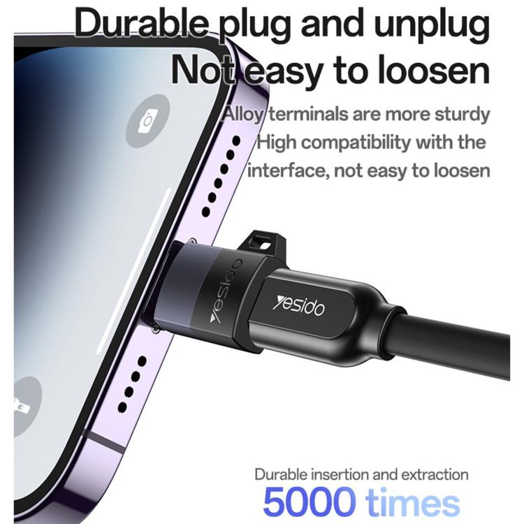 Yesido GS30 Micro USB Female to 8 Pin Male 12W Charging Adapter