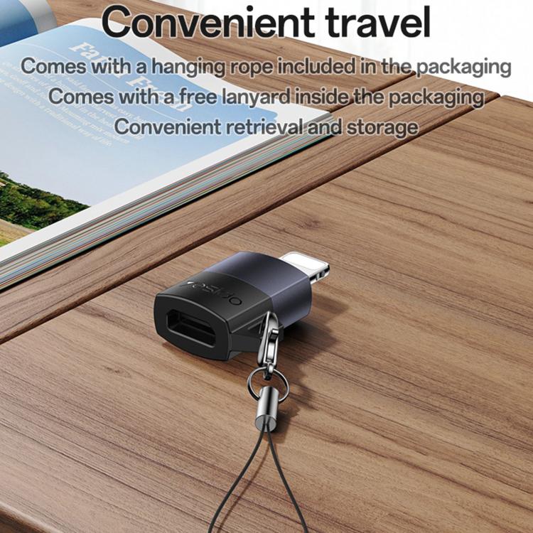 Yesido GS30 Micro USB Female to 8 Pin Male 12W Charging Adapter