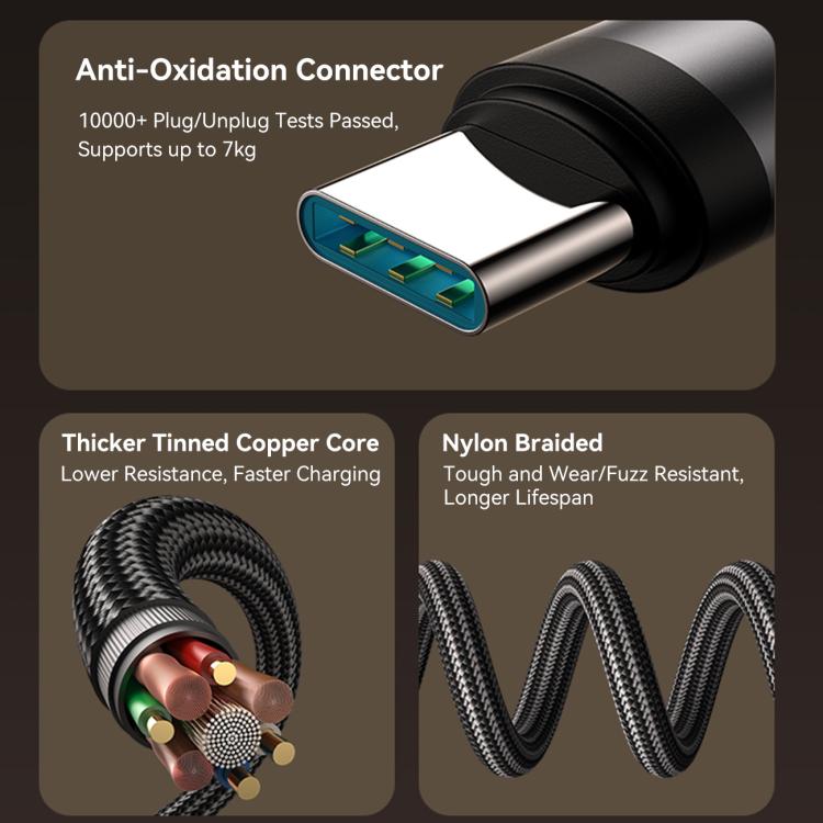 JOYROOM S-A56 EnjoyX Series 30W Type-C to 8 Pin 90 Degree Fast Charging Data Cable