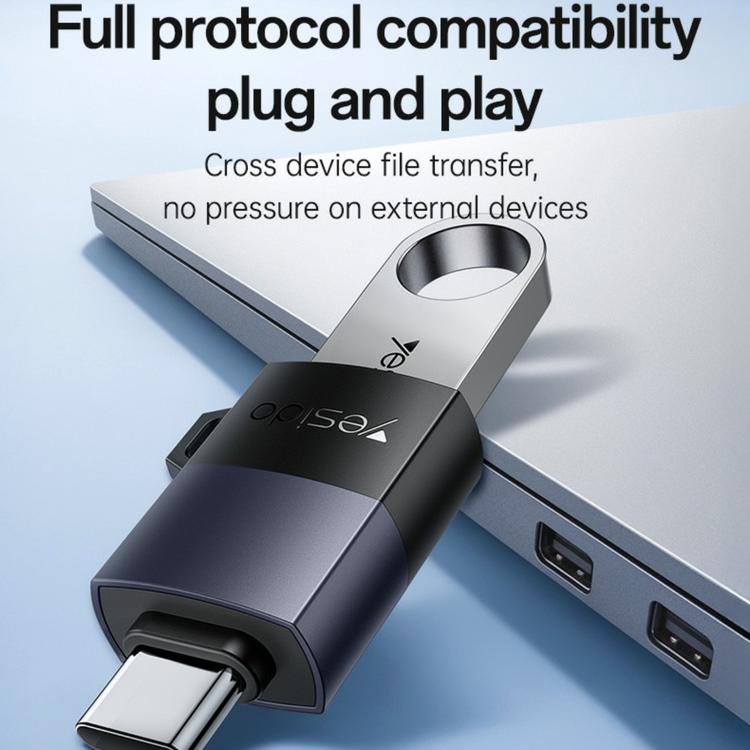 Yesido GS31 USB 3.0 Female to Type-C Male 18W Charging Adapter