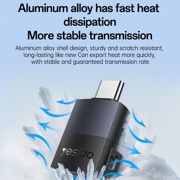 Yesido GS31 USB 3.0 Female to Type-C Male 18W Charging Adapter