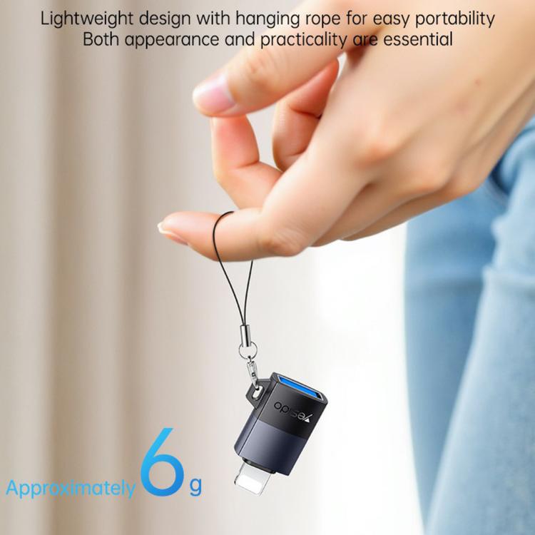 Yesido GS32 USB 2.0 Female to 8 Pin Male 480Mbps Charging Adapter