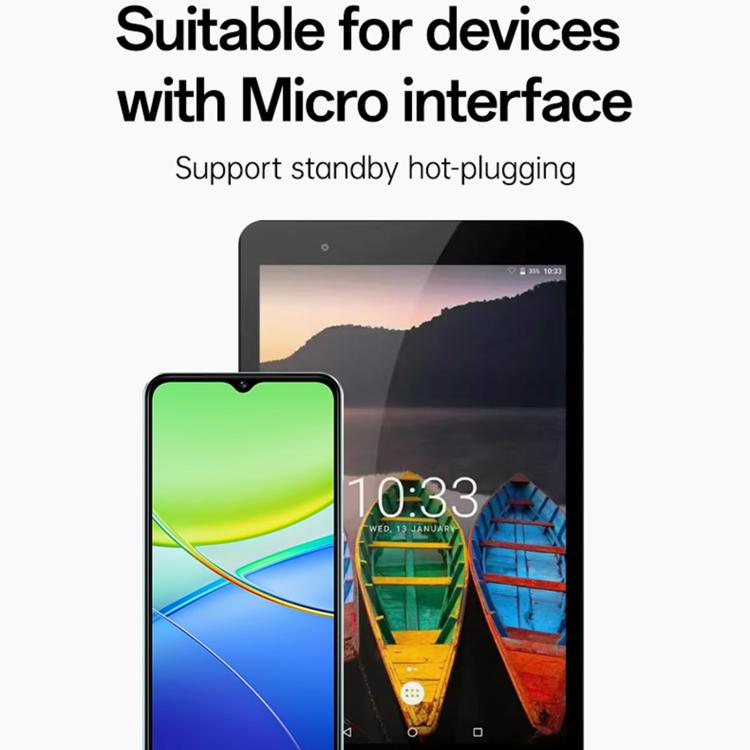 Yesido GS33 USB 2.0 Female to Micro USB Male 480Mbps Charging Adapter