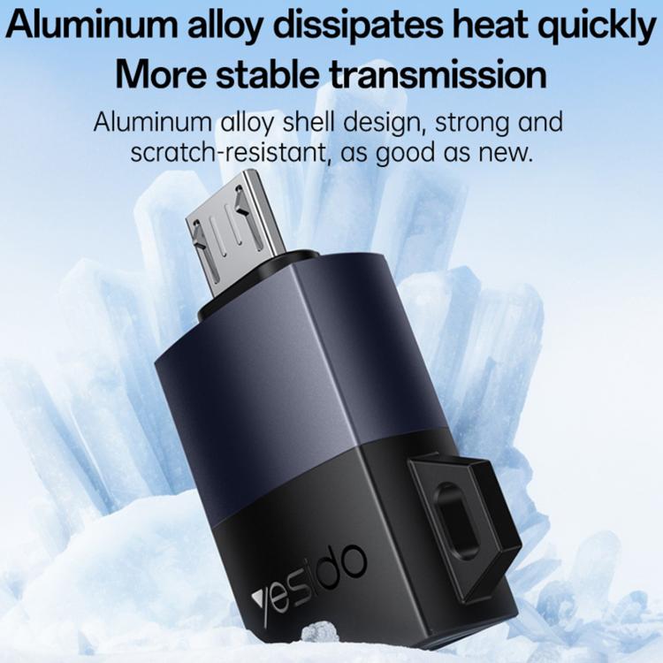 Yesido GS33 USB 2.0 Female to Micro USB Male 480Mbps Charging Adapter