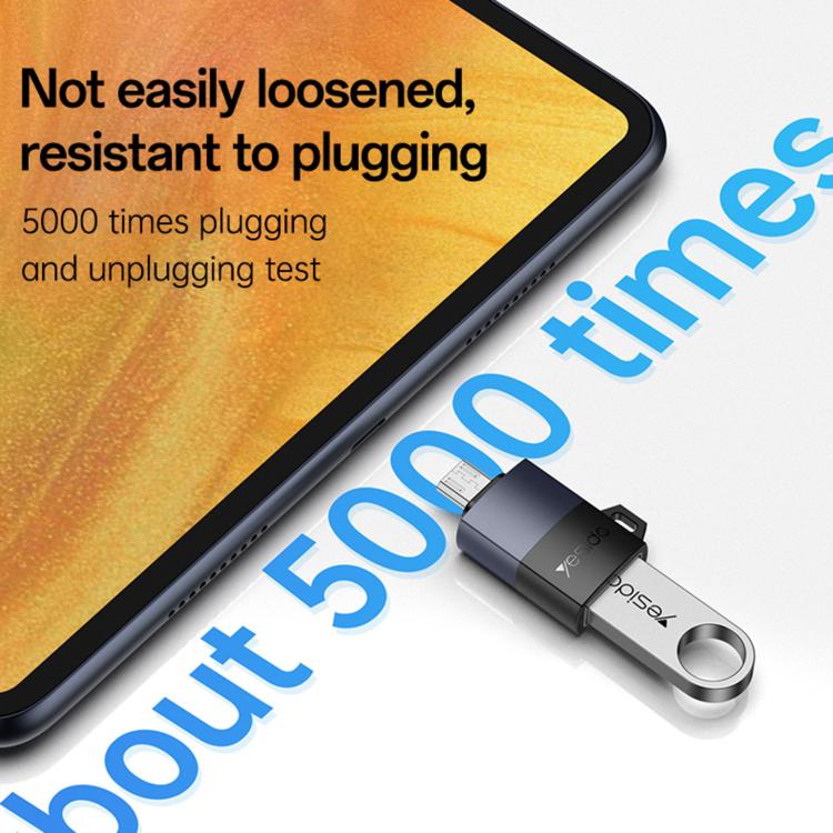 Yesido GS33 USB 2.0 Female to Micro USB Male 480Mbps Charging Adapter