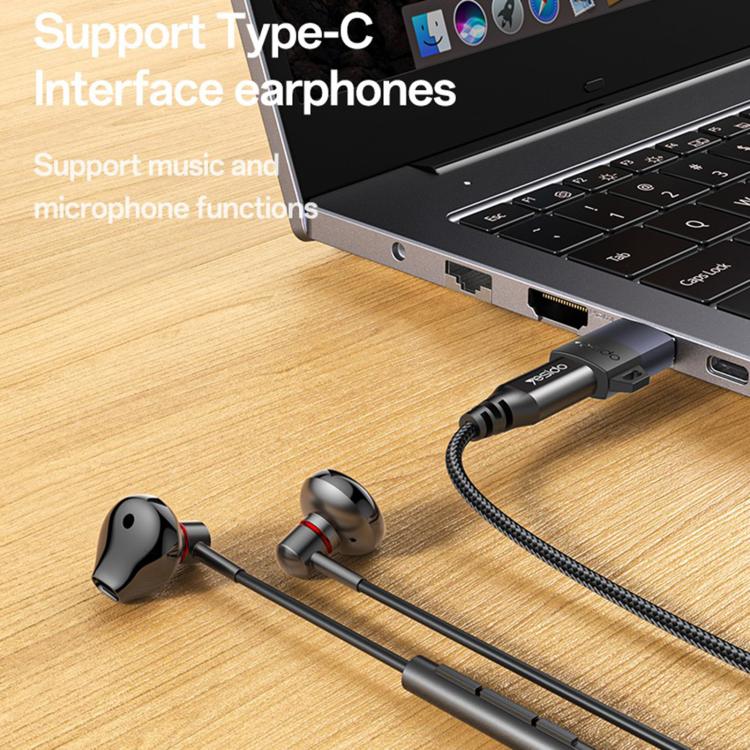 Yesido GS34 Type-C Female to USB 2.0 Male 480Mbps Charging Adapter