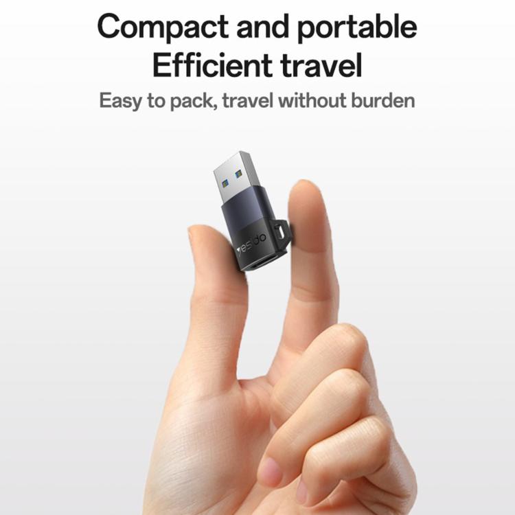 Yesido GS34 Type-C Female to USB 2.0 Male 480Mbps Charging Adapter