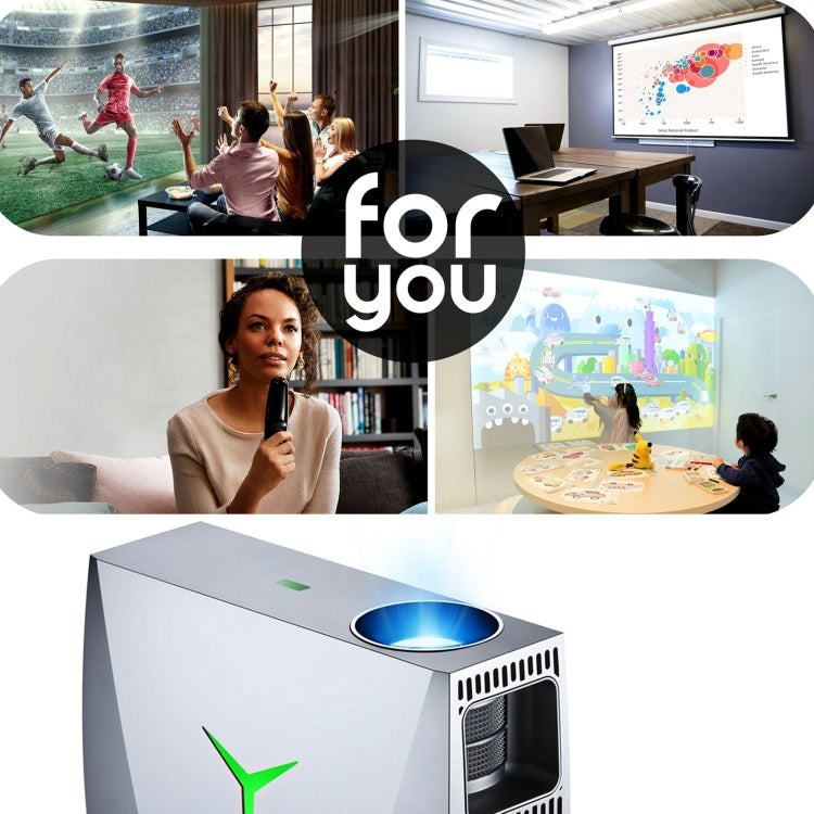 VIVIBRIGHT F40 1920x1080 4200 Lumens Portable Home Theater Wireless Smart Projector with Remote Control, Android Version