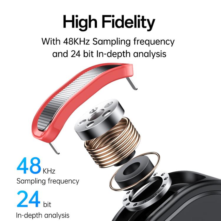 Yesido KR19 2 in 1 Magnetic Button Lavalier Microphone