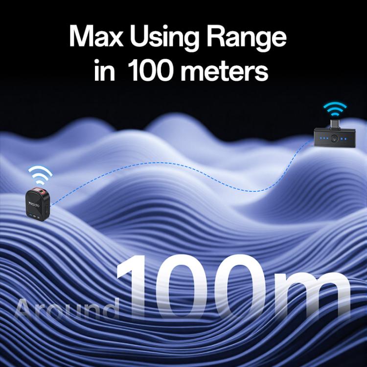 Yesido KR19 2 in 1 Magnetic Button Lavalier Microphone