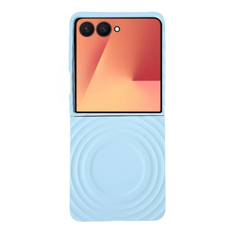 Wave Texture MagSafe Skin Feel PC Phone Case, For Samsung Galaxy Z Flip7 FE /6 /5, For Samsung Galaxy Z Flip7 5G